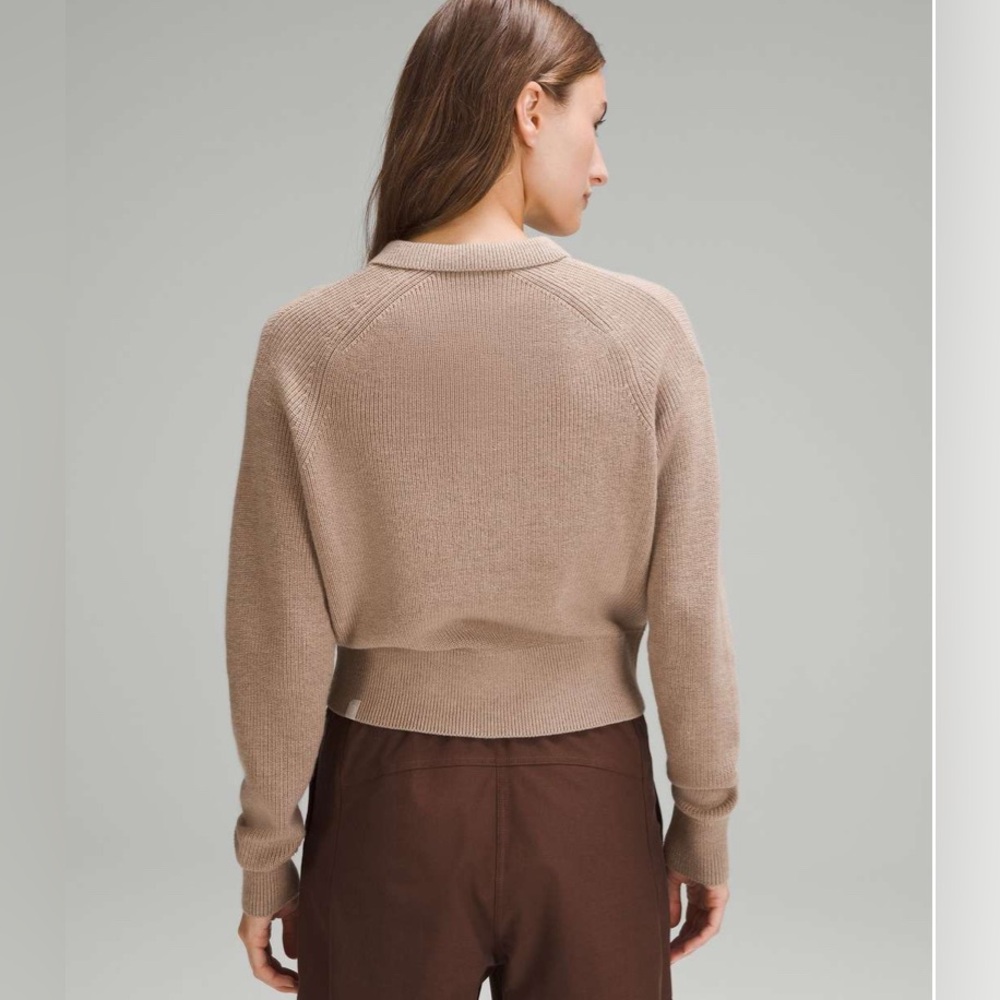 Lululemon‎ Collared Merino Wool-Blend Sweater - Picture 3 of 8